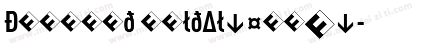 DINCond BoldAlternat字体转换